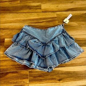 Denim skirt, new with tags